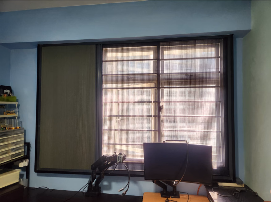 Day & Night Blackout Honeycomb Sliding Blind